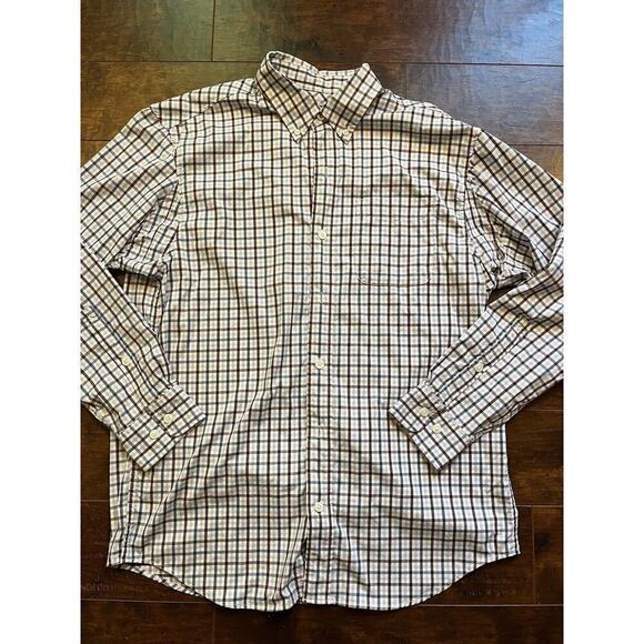Duluth Trading Mens Casual Stretch Button Down Long Sleeve Size M - Picture 1 of 5